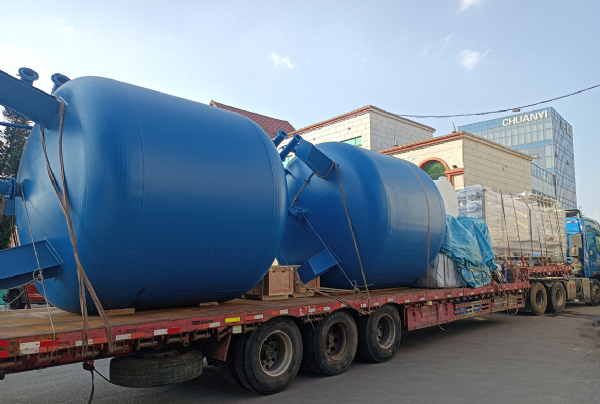 【川一股份】50T/H納濾設(shè)備裝車發(fā)往甘肅酒泉市